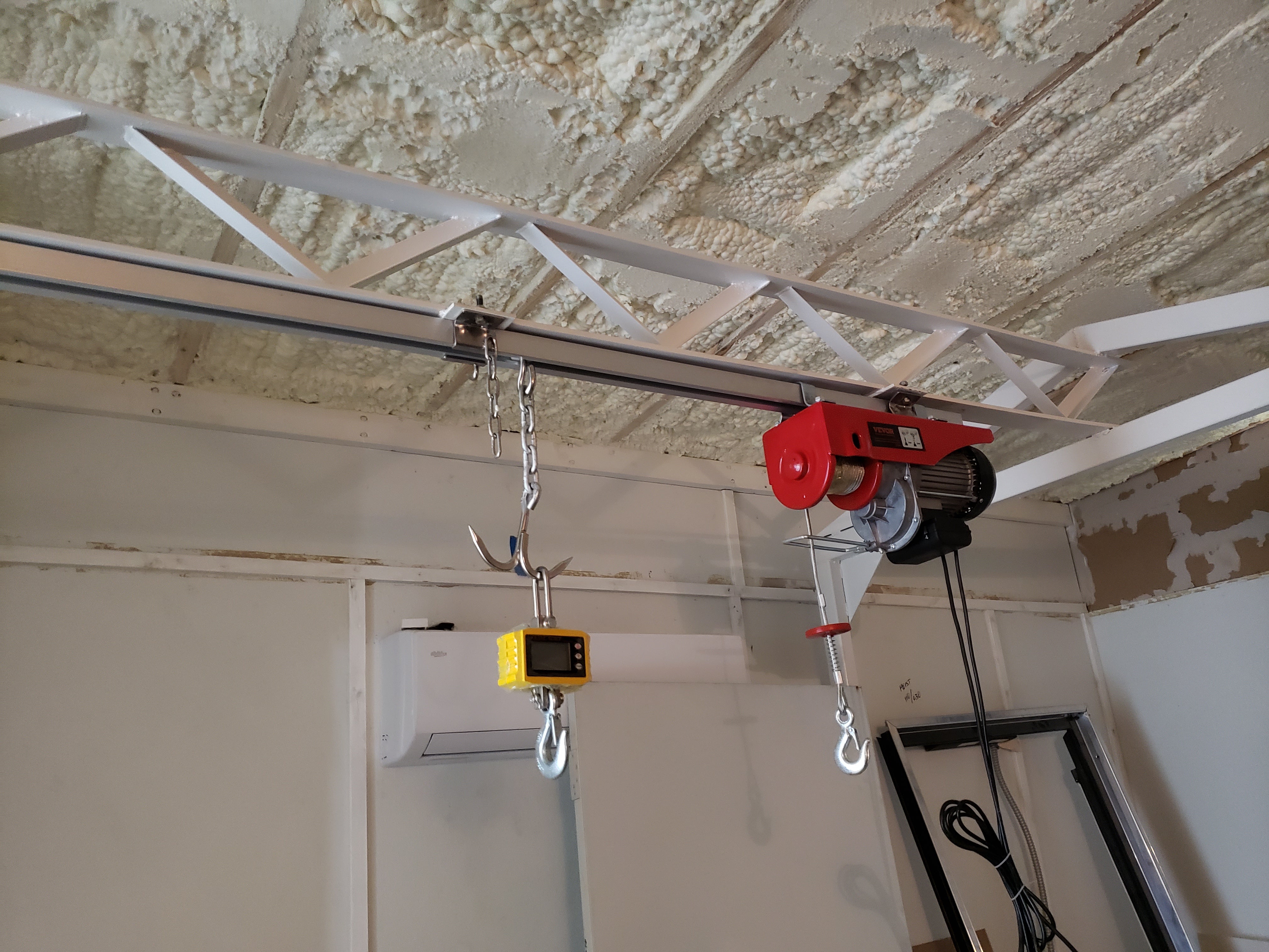 Example install of Byson Sliding Meat Hanging System | Byson