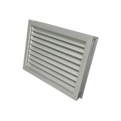 Byson Door Louver Grilles, Anodized Aluminum