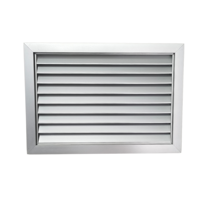 Byson Door Louver Grilles, Anodized Aluminum