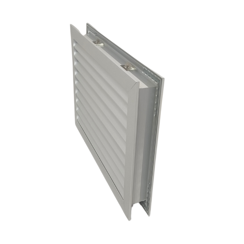 Byson Door Louver Grilles, Anodized Aluminum