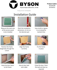 Byson OmniBlend Drywall Access Panels - Wall & Ceiling
