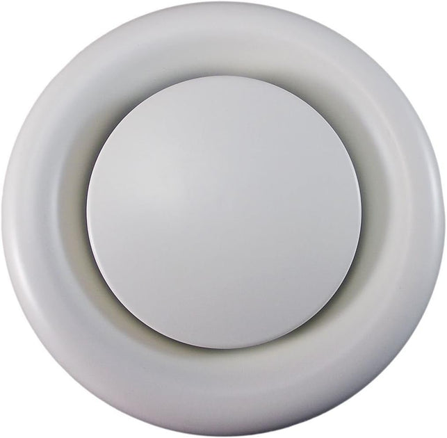 Byson Round Air Vent Diffusers, Metal - White | Byson