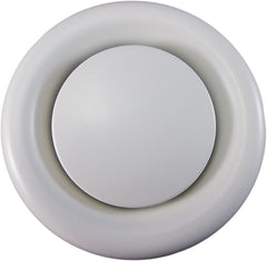 Byson Round Metal Internal Air Vent, White - 4