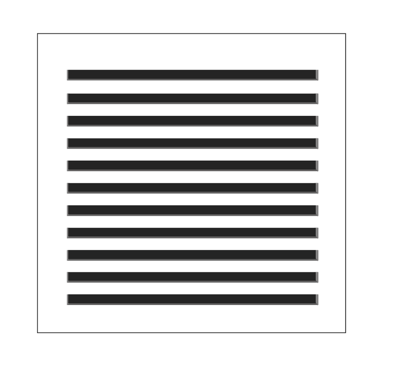 Byson FlushLine Magnetic Air Vent Grilles