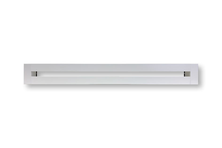 Byson Slot Linear Return Diffuser, Regular Flange - White | Byson