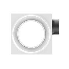 BysonX Lumaire 80CFM 0.3–0.4 Sones Bathroom Fan Large Round LED Light cETLus HVI2100 Energy Star - Slim & Humidity+ Models