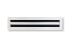 Byson Slot Linear Diffuser, Mud-In Flange - White