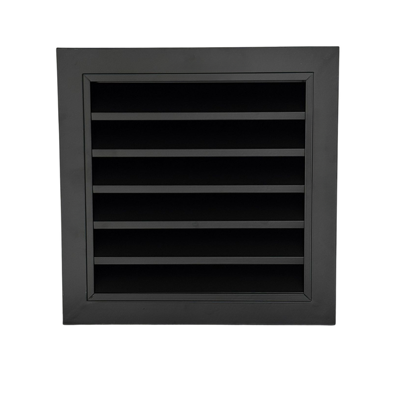 Byson Fixed Louver Grilles 1.5in, Aluminum with Bird Screen