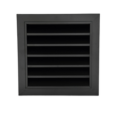 Byson Fixed Louver Grilles 1.5in, Aluminum with Bird Screen