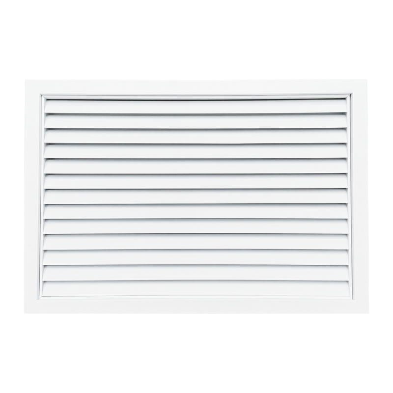 Byson Door Louver Grilles, Anodized Aluminum