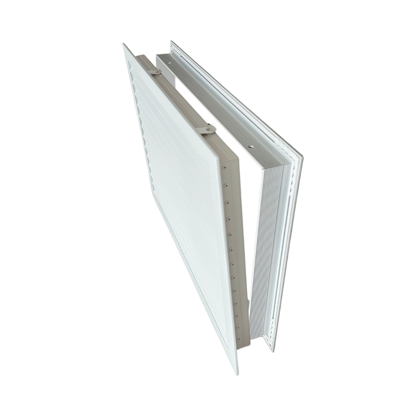 Byson Door Louver Grilles, Anodized Aluminum