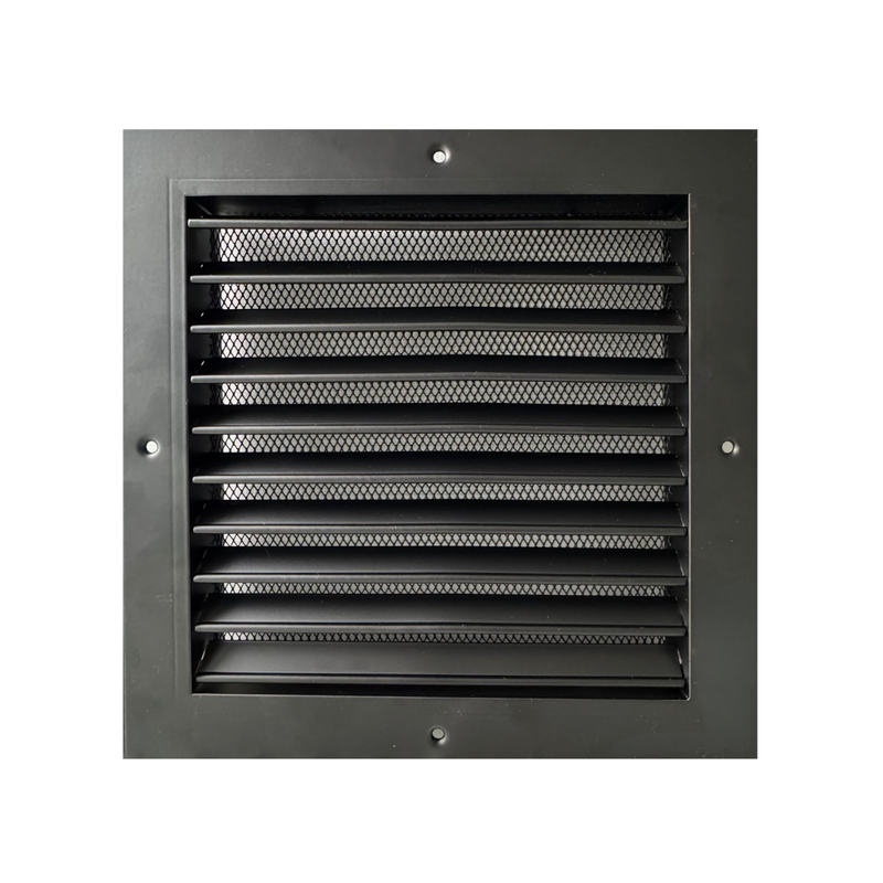 Byson MaxFlow Fixed Louver Grilles, Aluminum with Insect Screen