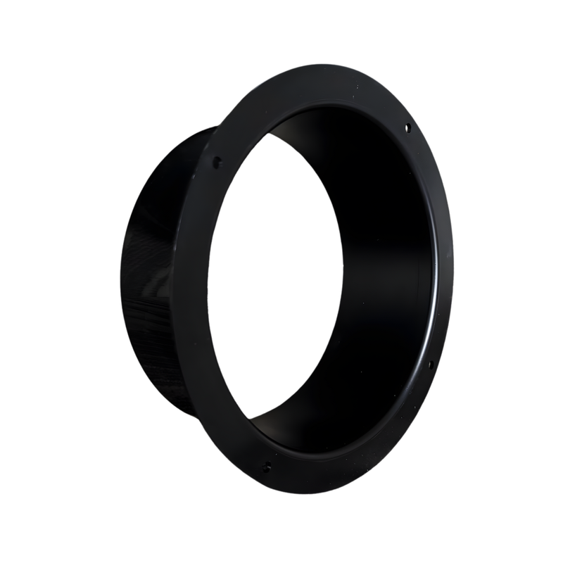 Byson Round White Plastic Connector Flanges