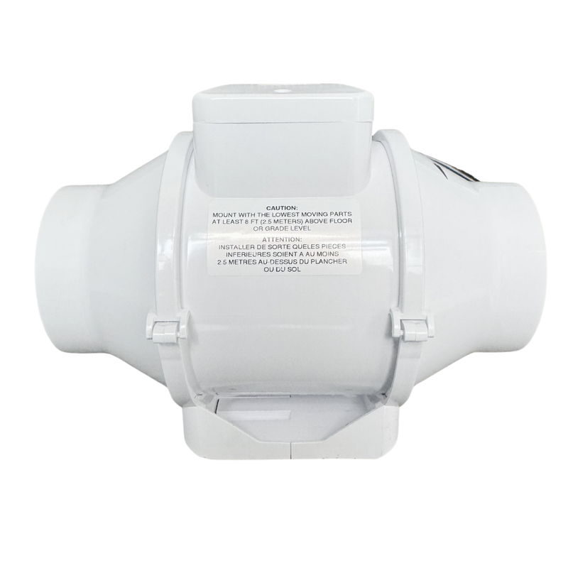 BysonX JetCore 4-Inch Inline Duct Fan – cETLus and HVI 2100 Certified