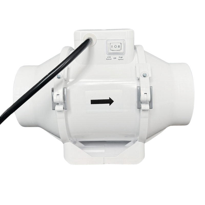 BysonX JetCore 4-Inch Inline Duct Fan – cETLus and HVI 2100 Certified