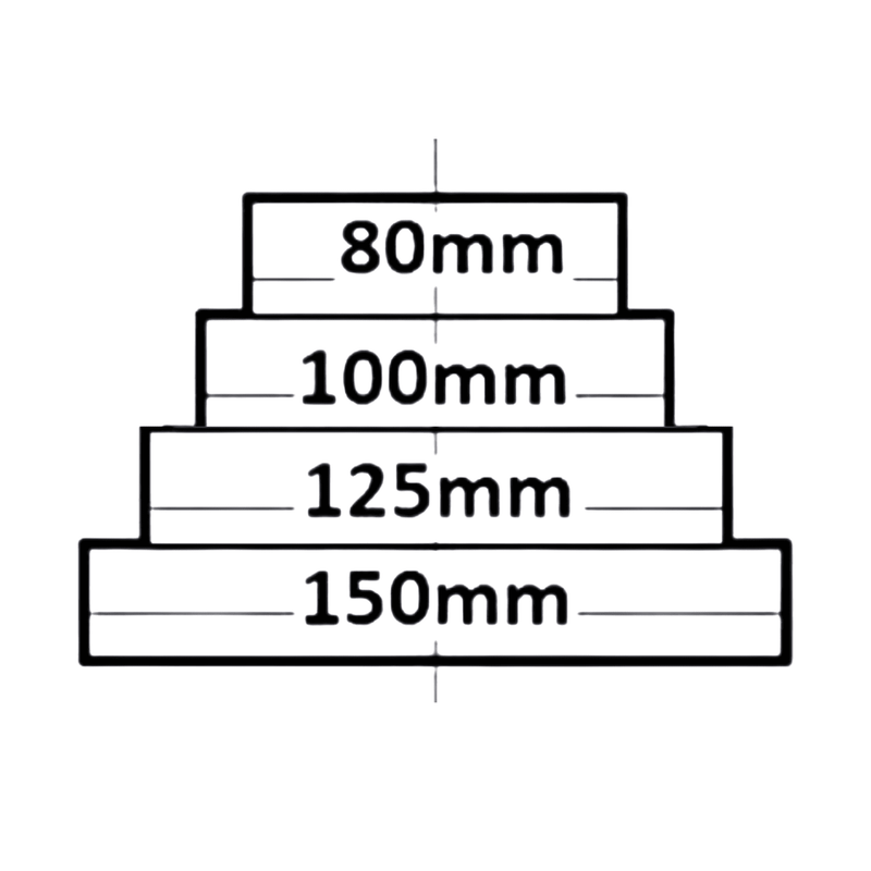 Byson Universal Duct Reducer Connector Tube for Ventilation Systems
