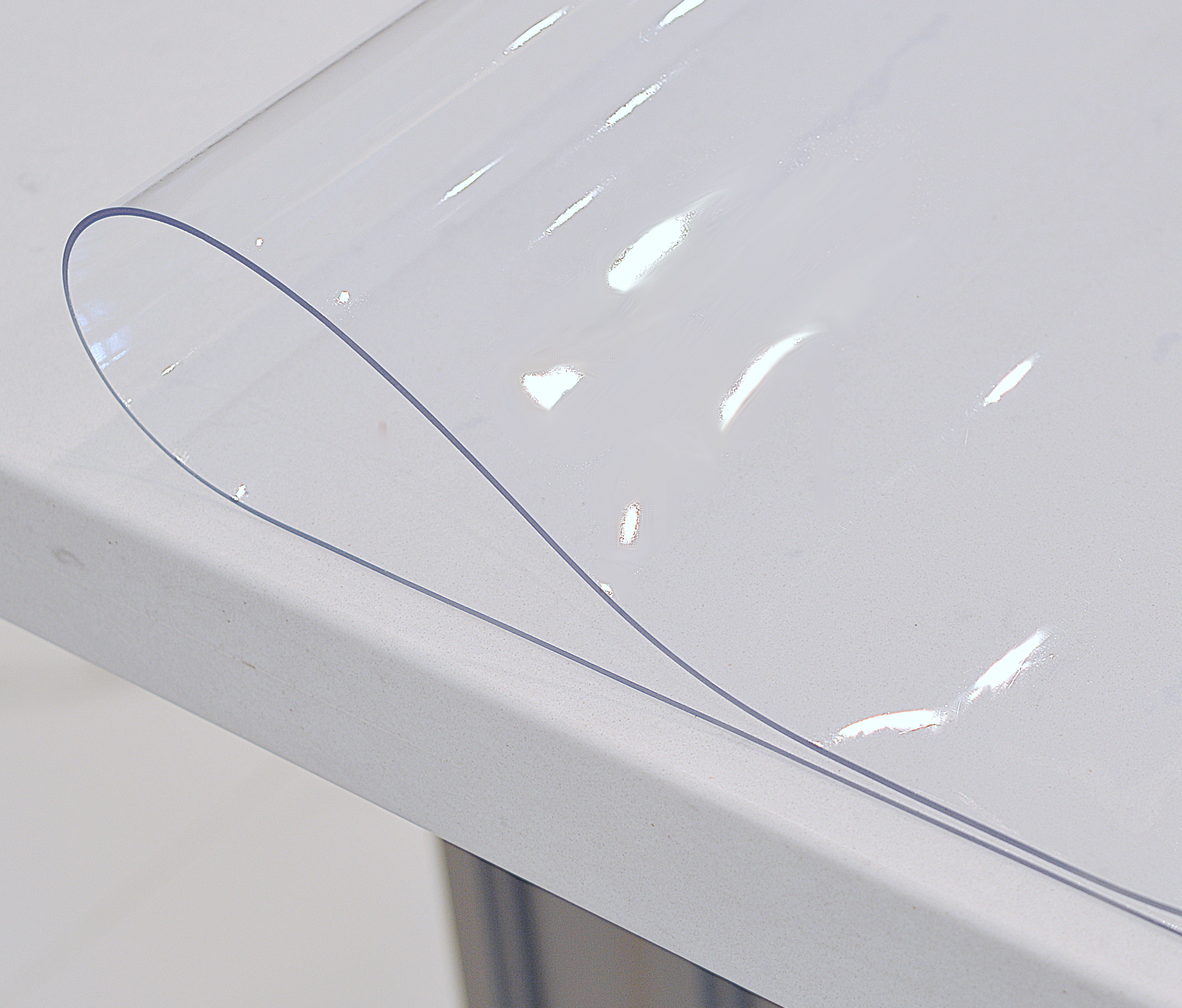 Huile Épreuve de Verre En Plastique Souple Imperméable Transparent Pvc  Nappe Table Couverture Do1005 - Cdiscount Maison